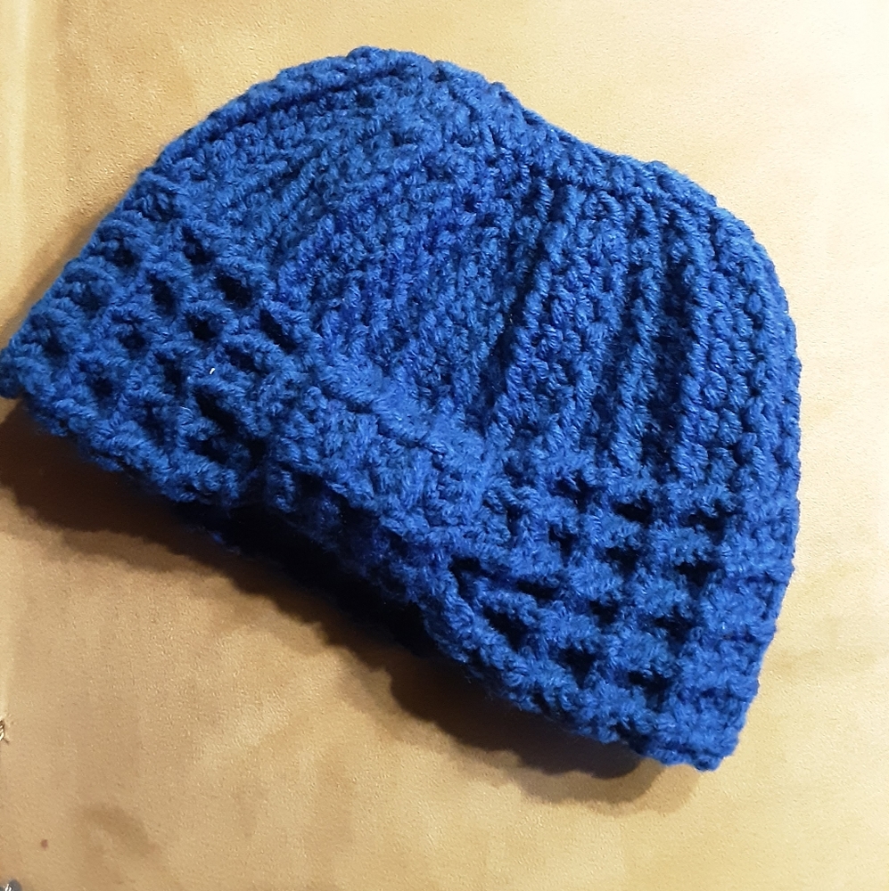 Bow Messy Bun Beanie